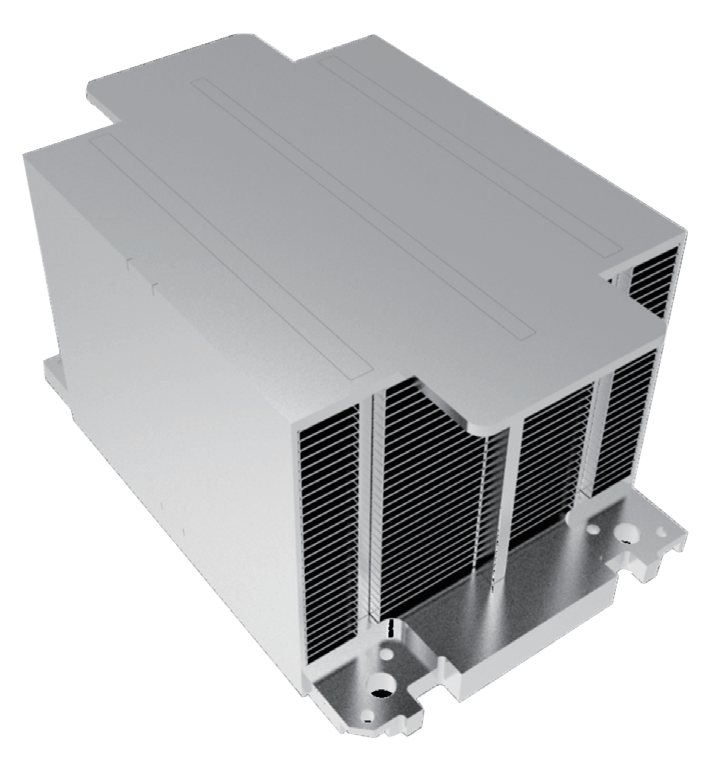 Radiador 3DVC-2U totalmente em alumínio refrigerado a ar